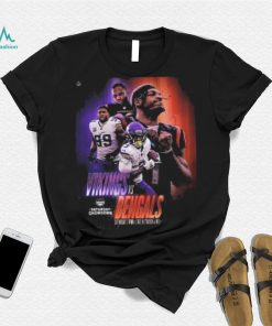 Nfl afc nfc north saturday showdown to kickoff minnesota vikings versus cincinnati bengals poster shirt
