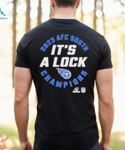Nice AFC South Champions 2023 It’s A Lock Tennessee Titans Shirt