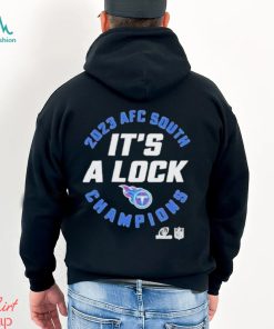 Nice AFC South Champions 2023 It’s A Lock Tennessee Titans Shirt