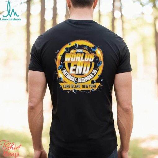 Nice Aew worlds end 2023 event shirt