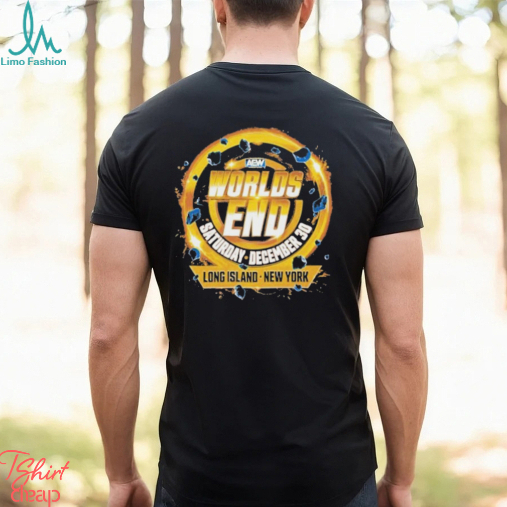 Nice Aew worlds end 2023 event shirt Nice Aew worlds end 2023 event shirt