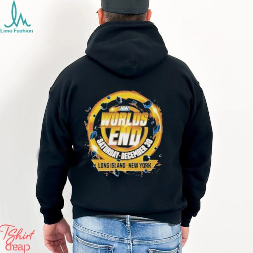 Nice Aew worlds end 2023 event shirt