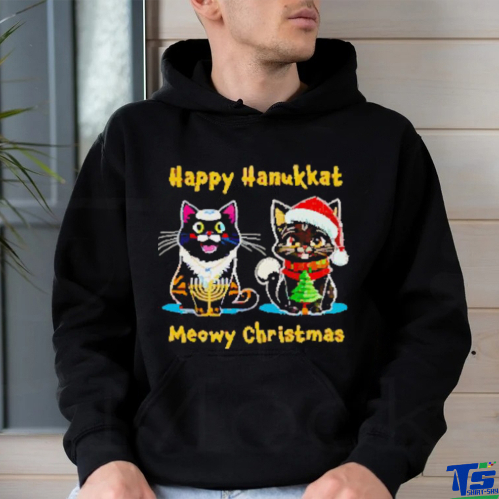 Nice Happy hanukkat meowy Christmas shirt Nice Happy hanukkat meowy Christmas shirt