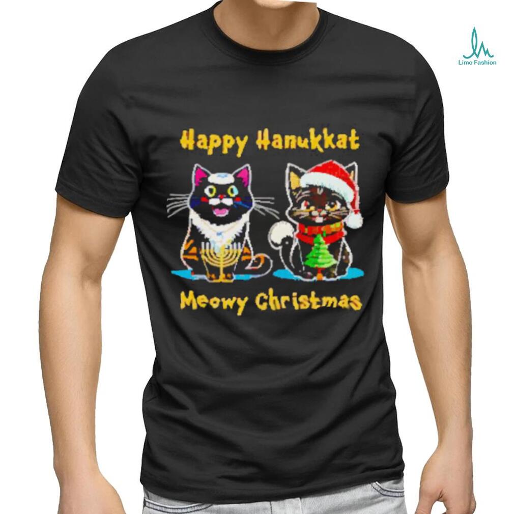 Nice Happy hanukkat meowy Christmas shirt Nice Happy hanukkat meowy Christmas shirt