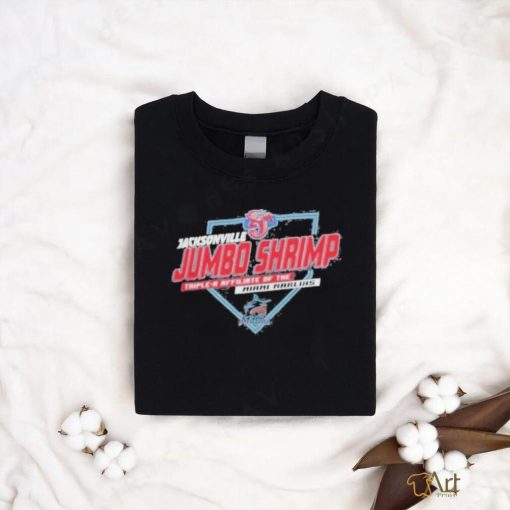 Nice Jacksonville jumbo shrimp bimm ridder navy affiliate shirt