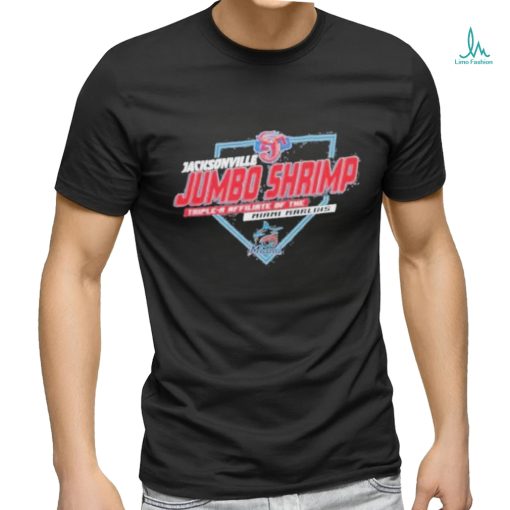 Nice Jacksonville jumbo shrimp bimm ridder navy affiliate shirt