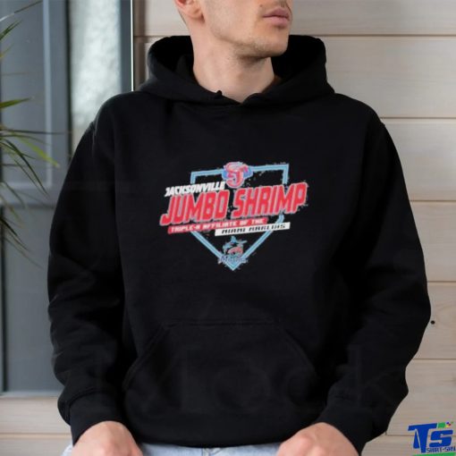 Nice Jacksonville jumbo shrimp bimm ridder navy affiliate shirt