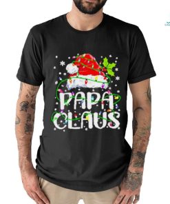 Nice Papa Claus Christmas Lights shirt