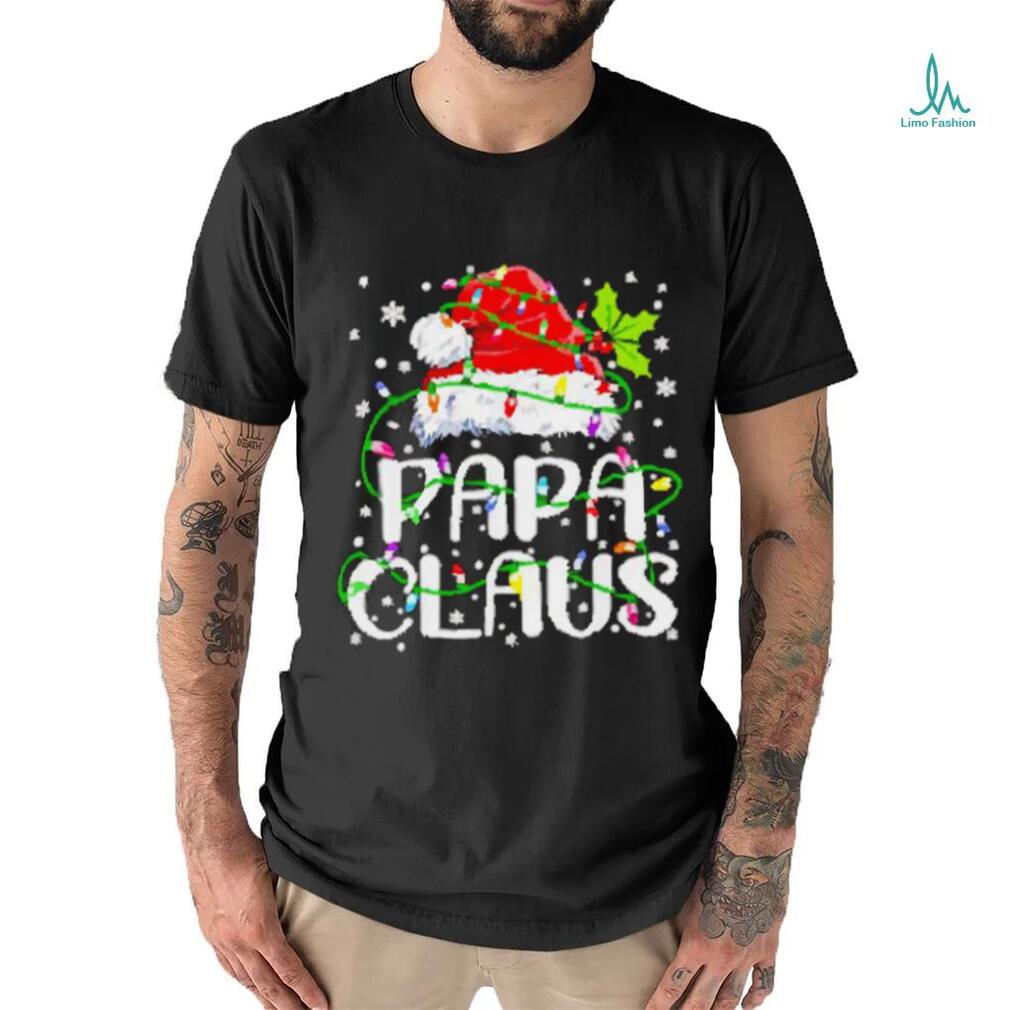 Nice Papa Claus Christmas Lights shirt Nice Papa Claus Christmas Lights shirt