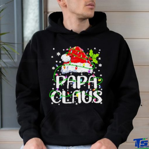 Nice Papa Claus Christmas Lights shirt