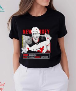 Nice dougie Hamilton New Jersey Devils ice hockey player information paper shirt