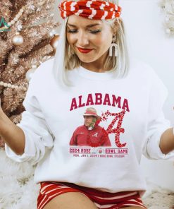 Nick Saban Alabama 2024 Rose Bowl Game shirt