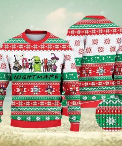 Nightmare Christmas Ugly Christmas Knitted Sweater, Christmas Ugly Sweater