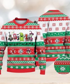 Nightmare Christmas Ugly Christmas Knitted Sweater, Christmas Ugly Sweater