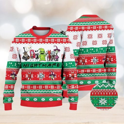 Nightmare Christmas Ugly Christmas Knitted Sweater, Christmas Ugly Sweater