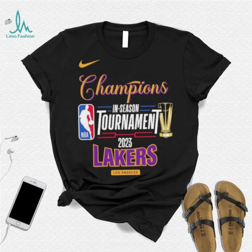 Nike Champions NBA In season Tournament 2023 Los Angeles Lakers shirt