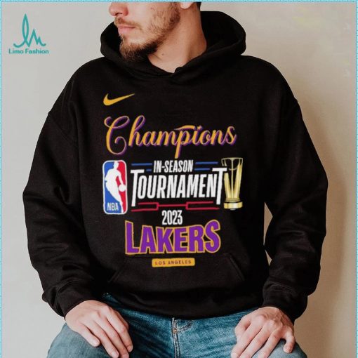 Nike Champions NBA In season Tournament 2023 Los Angeles Lakers shirt