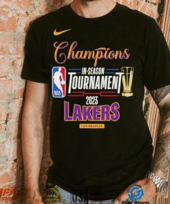 Nike Champions NBA In season Tournament 2023 Los Angeles Lakers shirt