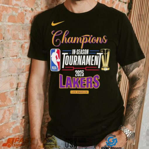 Nike Champions NBA In season Tournament 2023 Los Angeles Lakers shirt
