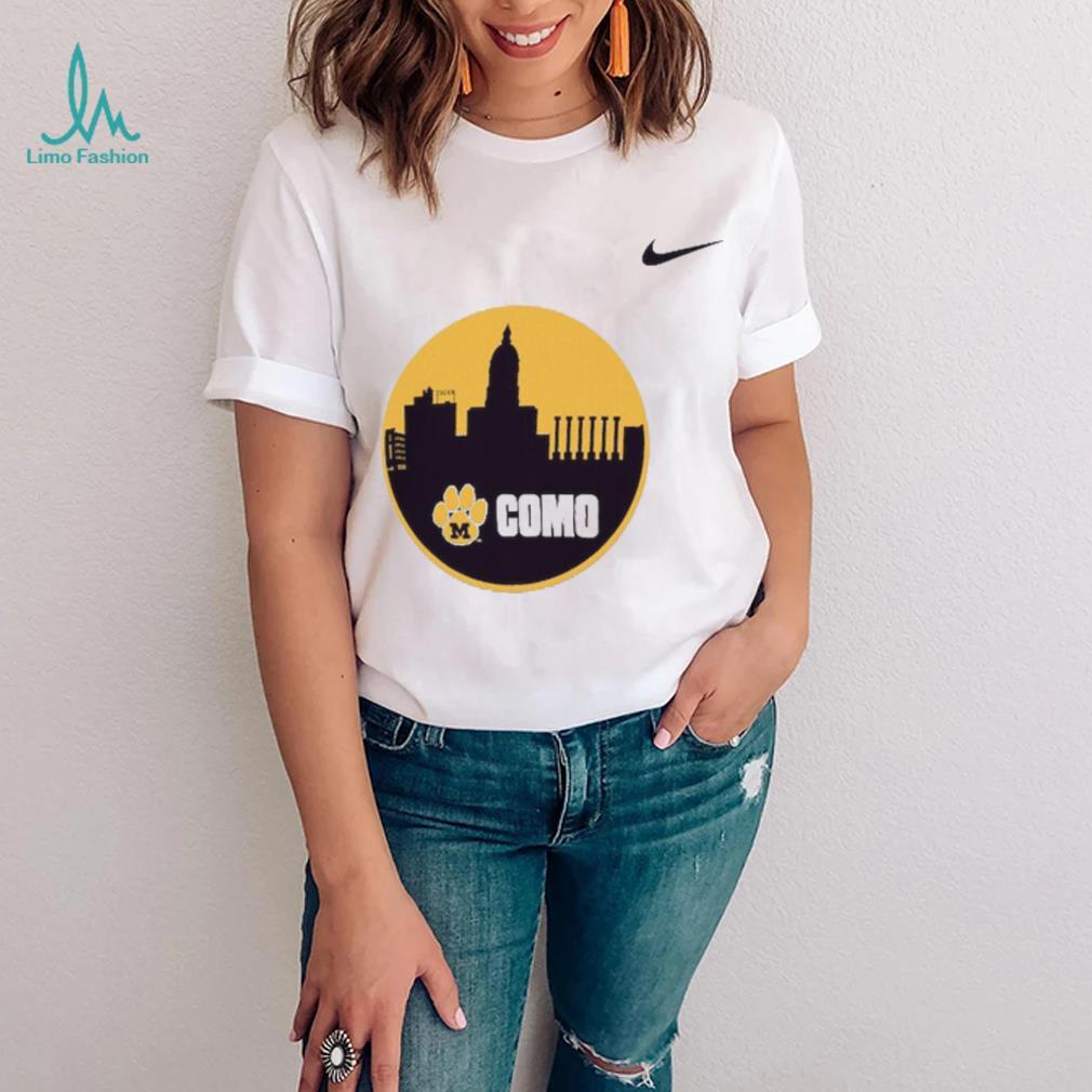 Nike White Missouri Tigers CoMo Shootaround T Shirt Nike White Missouri Tigers CoMo Shootaround T Shirt
