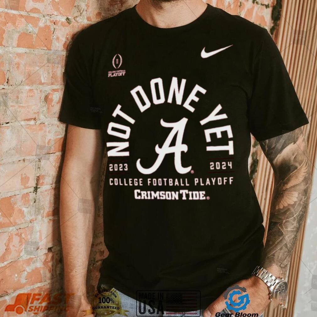 Nike Youth 2023 24 College Football Playoff Rose Bowl Bound Alabama Crimson Tide Not Done Yet T Shirt Nike Youth 2023 24 College Football Playoff Rose Bowl Bound Alabama Crimson Tide Not Done Yet T Shirt