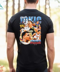 Nikola Jokic Denver Nuggets NBA basketball signature graphic shirt
