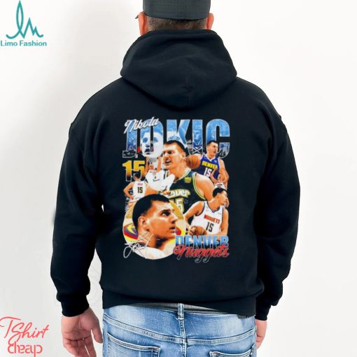 Nikola Jokic Denver Nuggets NBA basketball signature graphic shirt