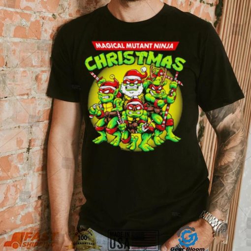 Ninja turtle style Christmas magical mutant ninja Christmas shirt