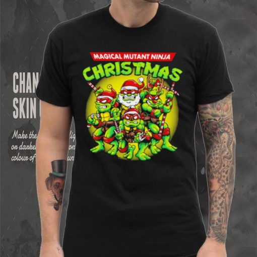 Ninja turtle style Christmas magical mutant ninja Christmas shirt