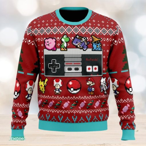 Nintendo Controller Ugly Christmas Sweater Funny Gift Ideas Christmas