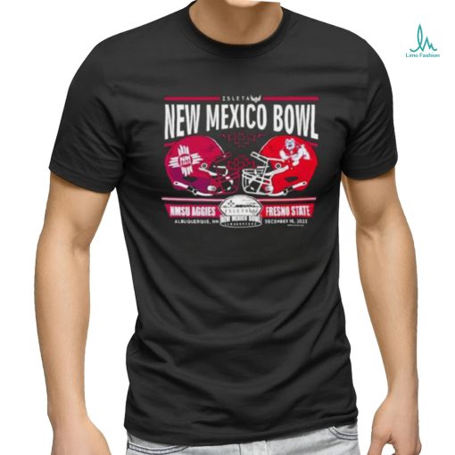 Nmsu Aggies Vs Fresno State 2023 Isleta New Mexico Bowl Final Score Matchup T Shirt