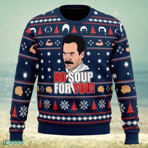 No Soup For You Seinfeld Ugly Christmas Sweater Funny Gift Ideas Christmas