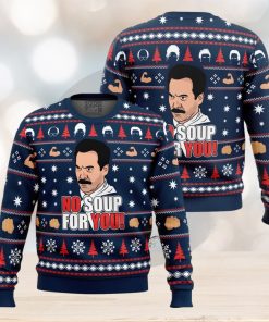 No Soup For You Seinfeld Ugly Christmas Sweater