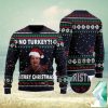 No Turkey Merry Quotes British TV Series Ugly Christmas Sweater Gift For Men Women