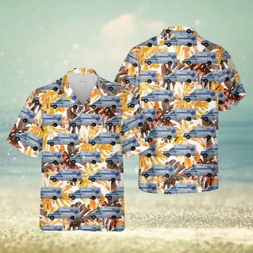 North Carolina Brunswick County EMS Summer Beach Gift 3D Hawaiian Shirt