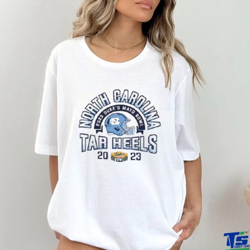 North Carolina Tar Heels 2023 Duke’s Mayo Bowl Helmet Shirt