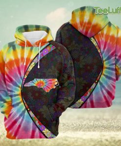 North Carolina Tie Dye 3D Printed Hoodie