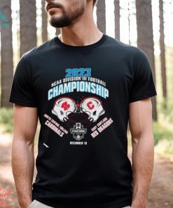 North Central College Cardinals vs Suny Cortland Red Dragons 2023 Stagg Bowl NCAA Division III Football Championship logo t shirt
