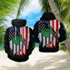 Northern Illinois Huskies NCAA US Flag 3D Printed Hoodie