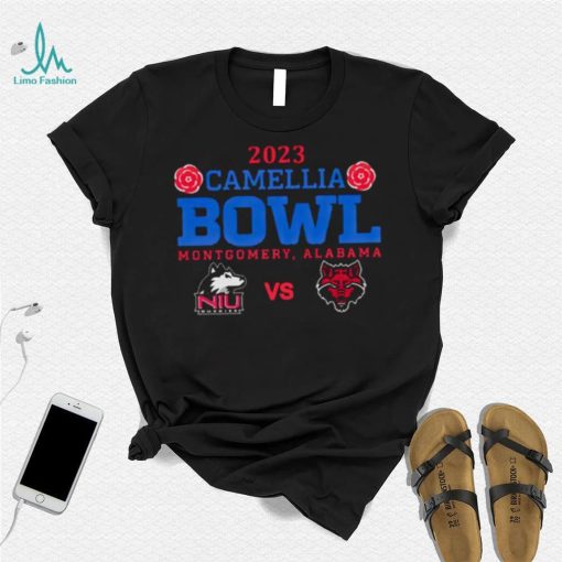 Northern Illinois Huskies vs Arkansas State Red Wolves 2023 Camellia Bowl shirt