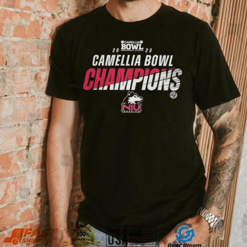 Northern illinois huskies champions 2023 camellia bowl shirt