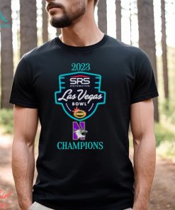 Northwestern Wildcats 2023 SRS Distribution Las Vegas Bowl Champions shirt