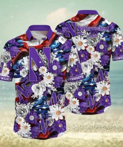 Northwestern Wildcats NCAA1 Hawaii Shirt Independence Day