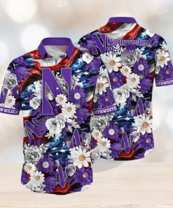 Northwestern Wildcats NCAA1 Hawaii Shirt Independence Day
