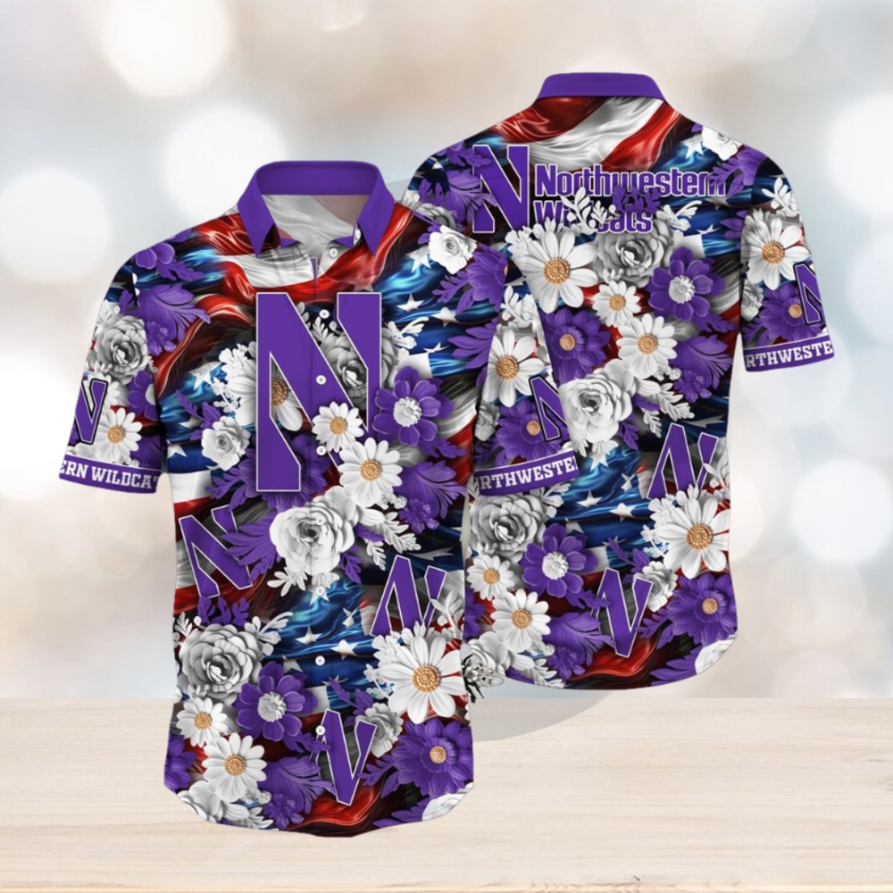 Northwestern Wildcats NCAA1 Hawaii Shirt Independence Day Northwestern Wildcats NCAA1 Hawaii Shirt Independence Day