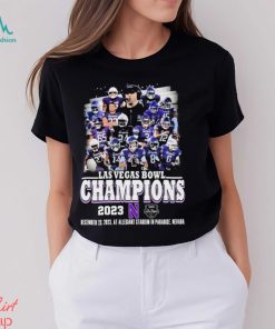 Northwestern Wildcats Team 2023 Las Vegas Bowl Champions Shirt