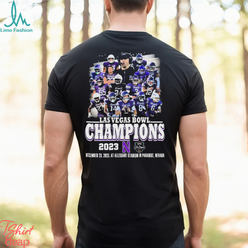 Northwestern Wildcats Team 2023 Las Vegas Bowl Champions Shirt Northwestern Wildcats Team 2023 Las Vegas Bowl Champions Shirt