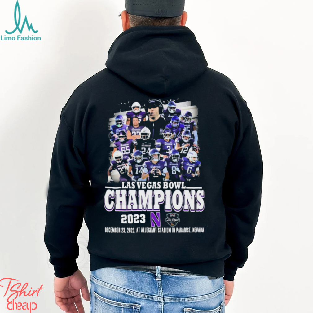 Northwestern Wildcats Team 2023 Las Vegas Bowl Champions Shirt Northwestern Wildcats Team 2023 Las Vegas Bowl Champions Shirt