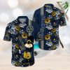 Anaheim Ducks Short Sleeve Button Up Tropical Shirt Hawaiian Shirt