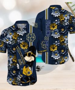 Notre Dame Fighting Irish Hawaiian Shirt Mickey Love Surfing Trending Summer Gift